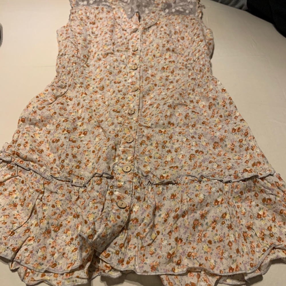 Mini dress flowery
